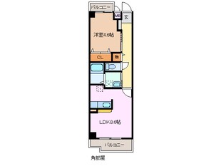 中川原駅 徒歩14分 3階の物件間取画像